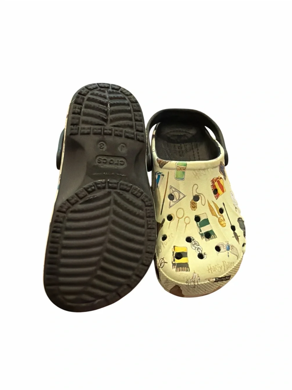 New Kids Harry Potter Crocs Size 3